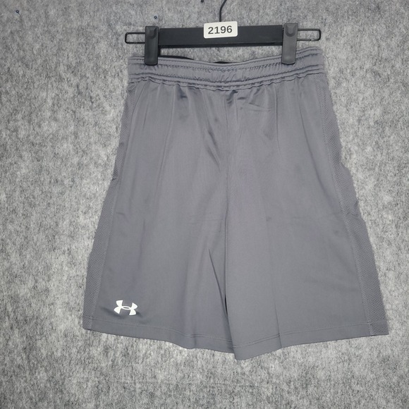 Under Armour Other - Under Armour UA Boys Shorts  M Size Medium Youth Medium Gray YMD Loose Heatgear